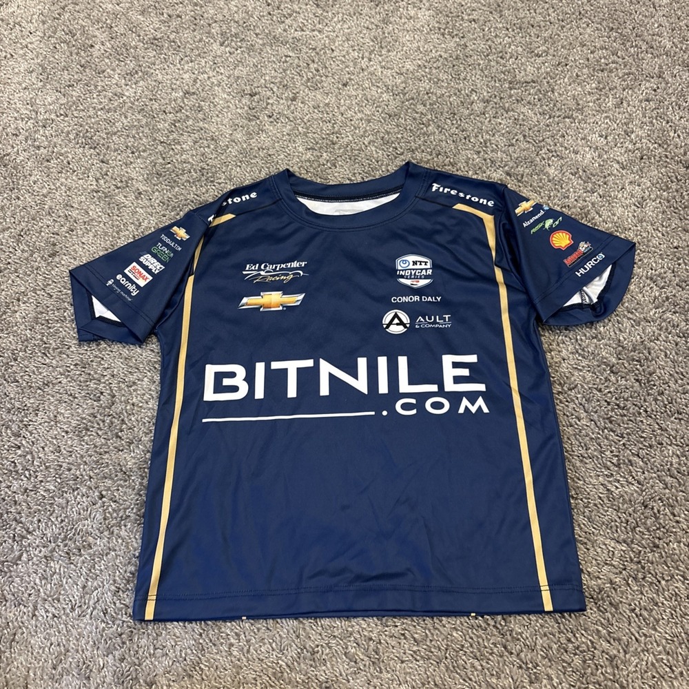 IndyCar Authentic Apparel Conor Daly #20 Bitnile Racing Jersey Youth XS Team